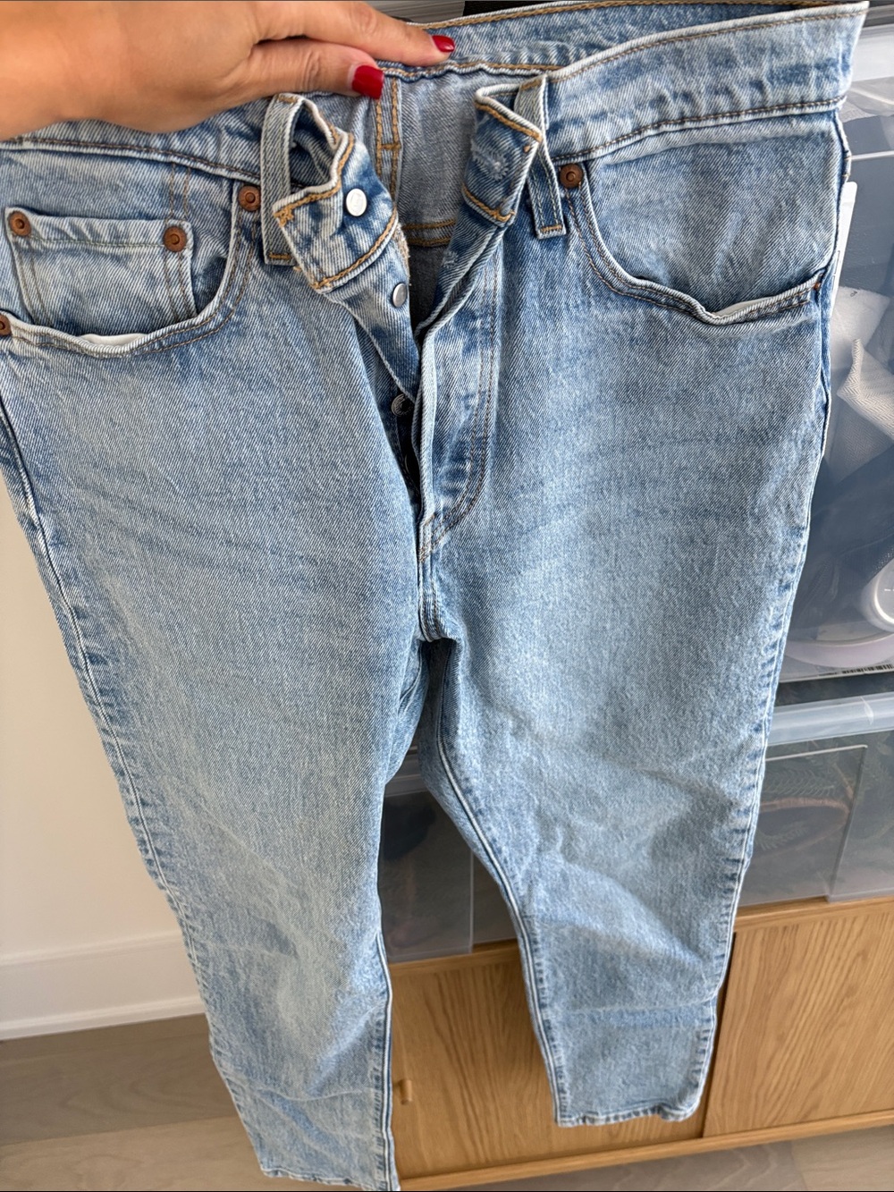 Levi’s Light Blue Denim Jeans - Classic Straight Fit